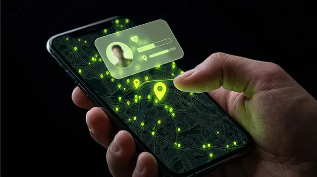 Phone with voice note recording interface